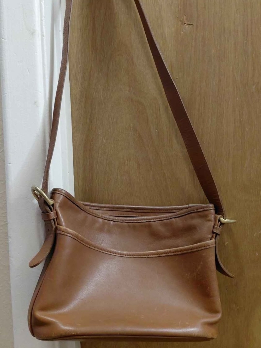 Coach Classic Women's Leather Crossbody Bag in Brown